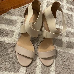 M.Gemi Nude Leather Heels - sz 35.5